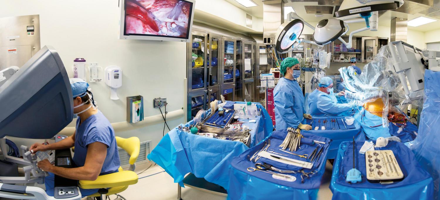 Dr. Didier Loulmet and Dr. Eugene Grossi Perform Surgery